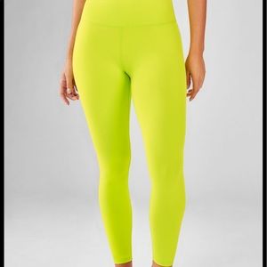 Fabletics Powerhold Legging Size 6 Neon